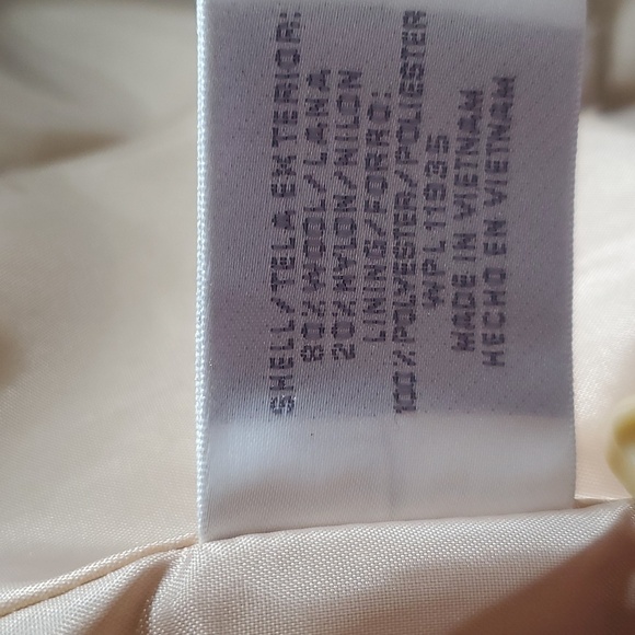 Worthington Long Jacket Coat 80% Wool 20% Nylon Blend Size M - Picture 13 of 15